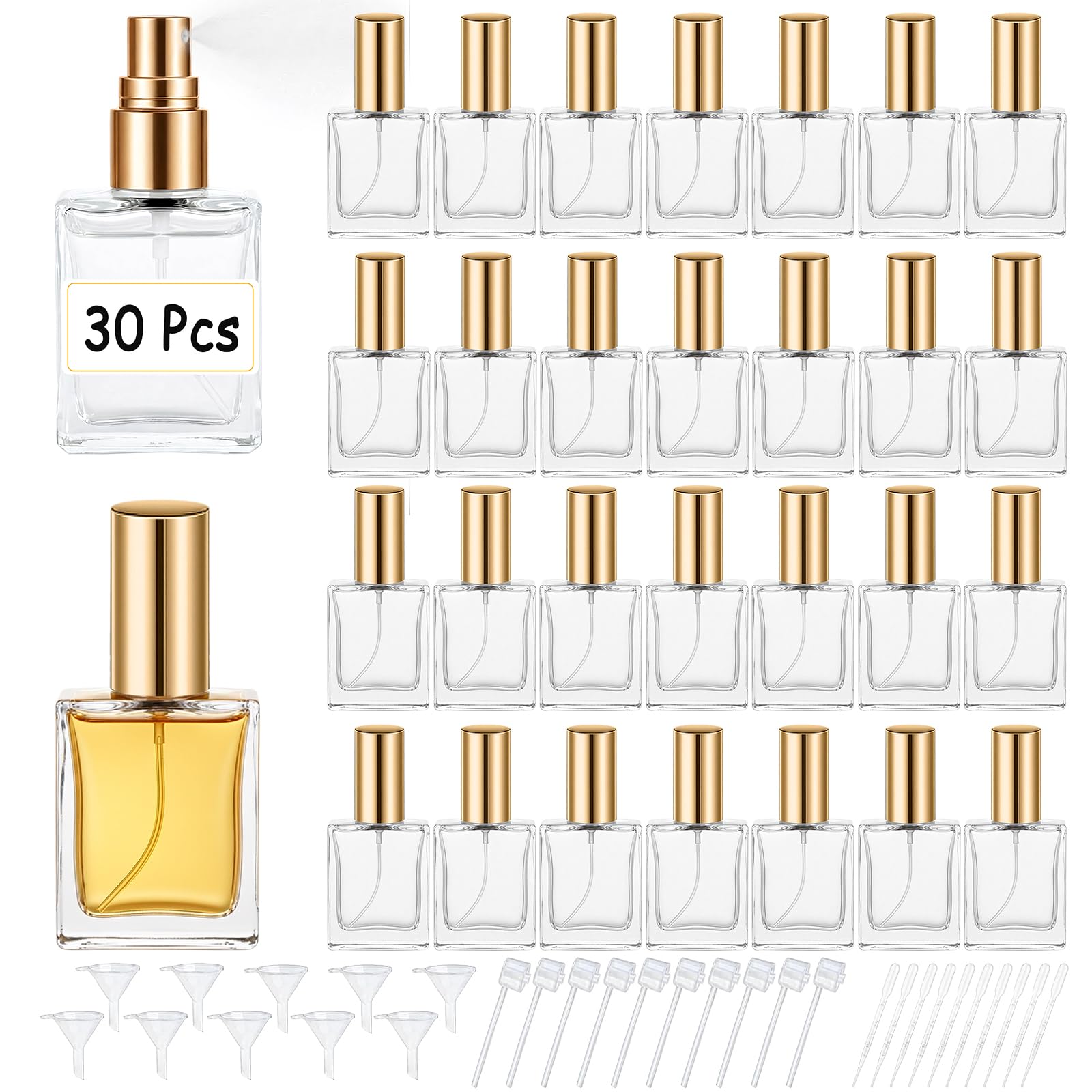 Perfume Fragrance Gallon - Hoge kwaliteit 30 15ml glazen parfumspuitflessen