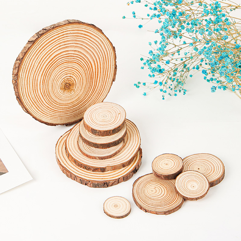 5 Stuks Natuurlijk Grenen Rond - Oud Wood Chip recensie en prijs