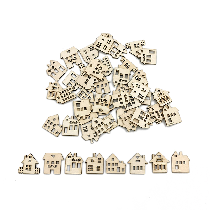50 stuks ongeverfde houtplakke - Oud Wood Chip recensie en prijs